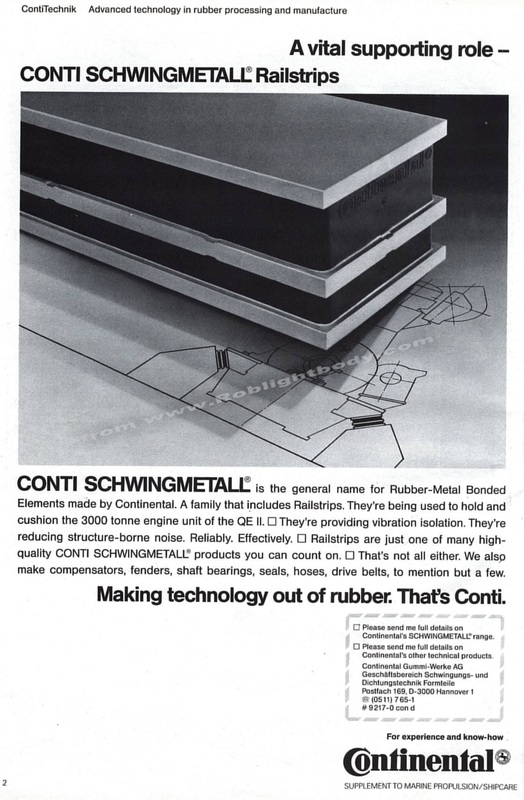 Conti Schwingmetall -Stopping the vibrations from 130,000 shp!