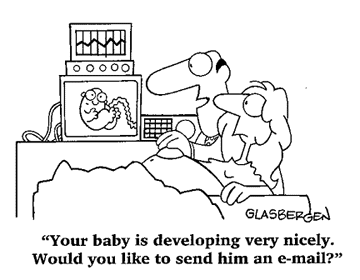 I put this cartoon on my site in the 90s when, for most people, eMail was a new novelty.