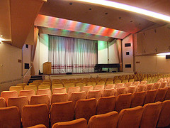 QE2's 590 seater Cinema/Theatre.
