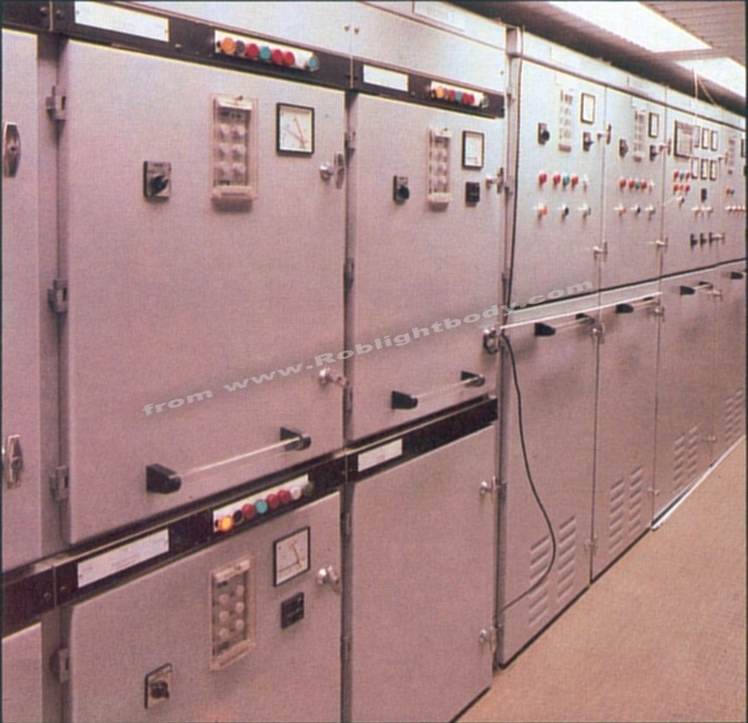 Section of the main switchboard