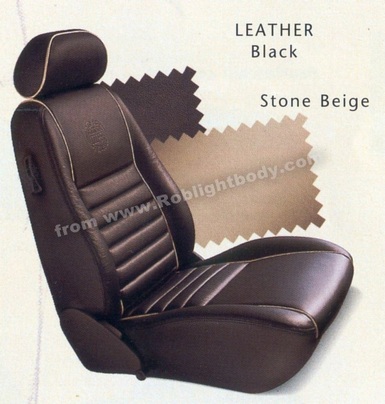 The optional full leather for the Mini Cooper