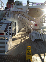A proper promenade deck, like every liner before her, and like no liner after her...